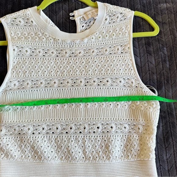 TED BAKER MALEKO LACE STITCH DRESS, WHITE,size:1,zero waste,GREAT FOR HOLIDAYS! - Picture 6 of 15